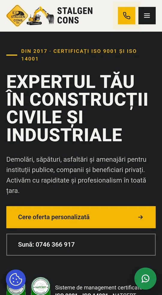 Stalgen Cons pe telefon